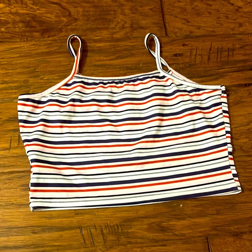 Striped crop top